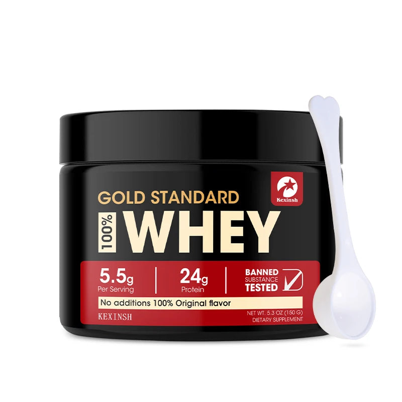Kexinsh Protein Powder Gold Standard 100% Whey Protein Powder Enhance Muscle Gain & Recovery, Immune Support Health Care Product