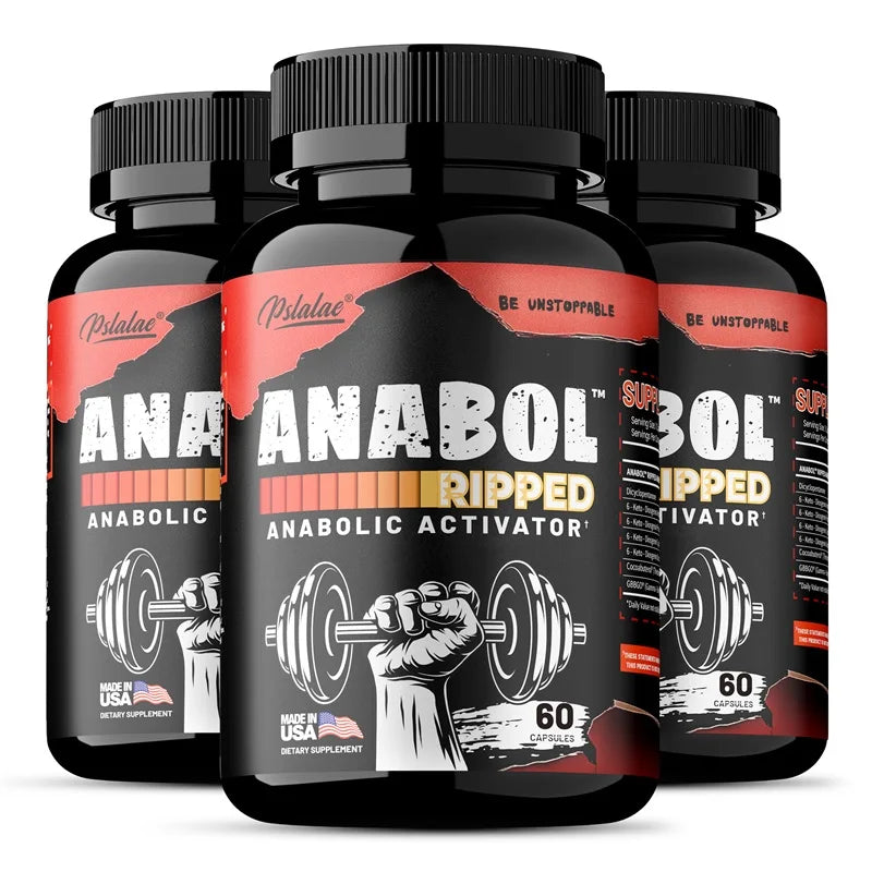 Anabol Ripped Anabolic Muscle Builder - Increase Abdominal Muscle Mass, Promotes Faster Muscle Growth, Recovery and Strength