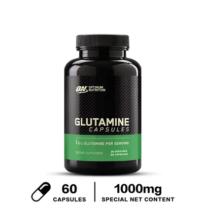 Men's Supplement, L-Glutamine Muscle Recovery Capsules, Restores Strength and Endurance and Promotes Muscle Growth