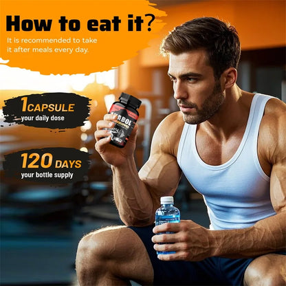 Anabol Ripped Anabolic Muscle Builder - Increase Abdominal Muscle Mass, Promotes Faster Muscle Growth, Recovery and Strength