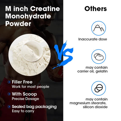 Creatine Monohydrate Energy Performance Whey Proteins for Muscle Mass Workout Recovery Friendly Adult Nutritional Supplement