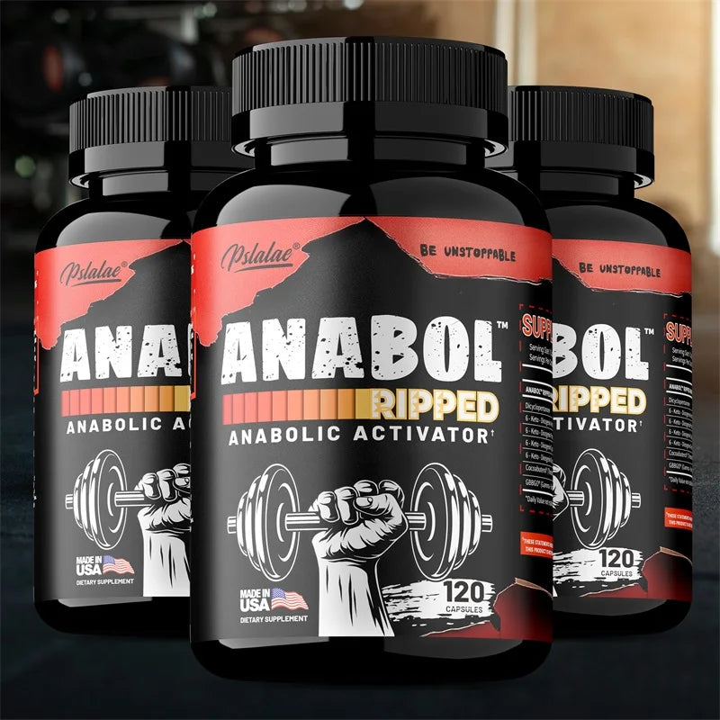 Anabol Ripped Anabolic Muscle Builder - Increase Abdominal Muscle Mass, Promotes Faster Muscle Growth, Recovery and Strength